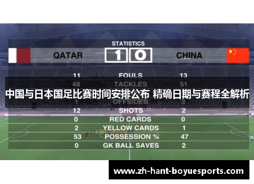 中国与日本国足比赛时间安排公布 精确日期与赛程全解析 中国与日本国足比赛时间安排公布 精确日期与赛程全解析